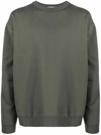 Shop Ambush Logo-print Sleeve Sweatshirt In Green