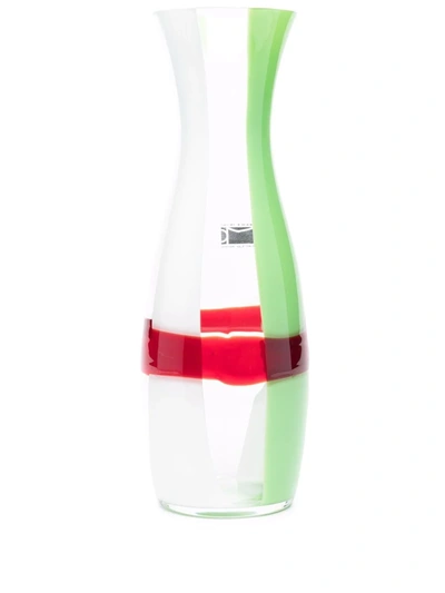 Shop Carlo Moretti Two-tone Sapphire Glass Decanter In White