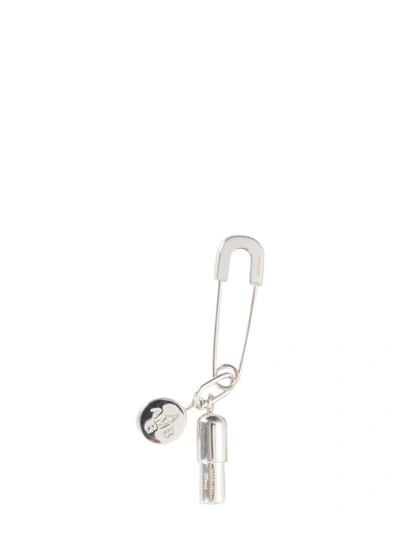 Shop Ambush Pill Charm Earrings In Silver