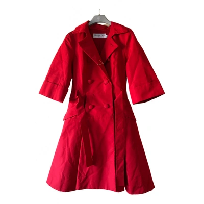 Christian Dior Trench Coat - Red Coats, Clothing - CHR321509
