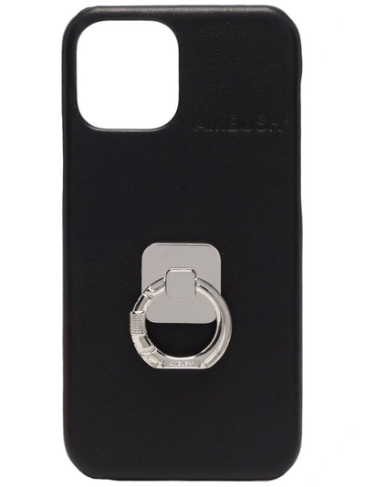 Shop Ambush Iphone 12/12 Pro Ring Back Case In Schwarz
