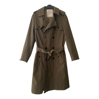 Pre-owned Zadig & Voltaire Fall Winter 2020 Trench Coat In Brown