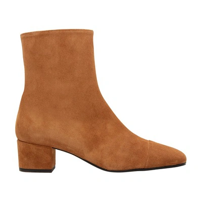 Shop Staud Aimée Ankle Boots In Tan