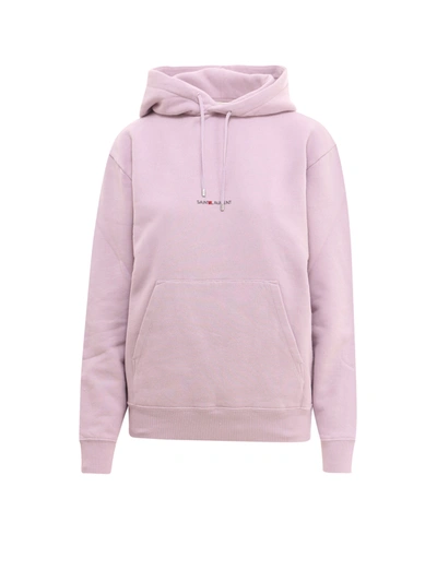 Shop Saint Laurent Sweatshirt In Purple