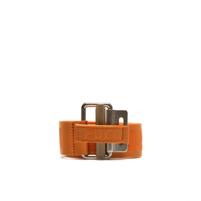 Shop Heron Preston Tape Classic Buckle Belt In Orange