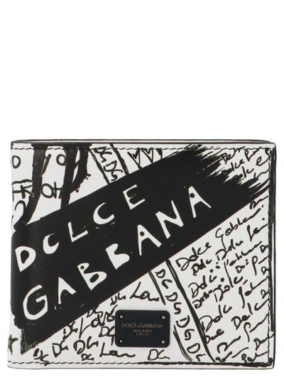 Shop Dolce & Gabbana Graffiti Wallet In Multicolor