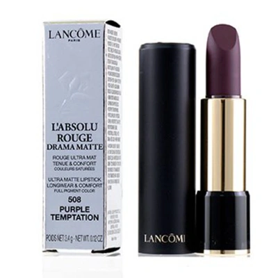 Shop Lancôme / Labsolu Rouge Drama Matte Lipstick (508 Purple Temptation) 0.10 oz