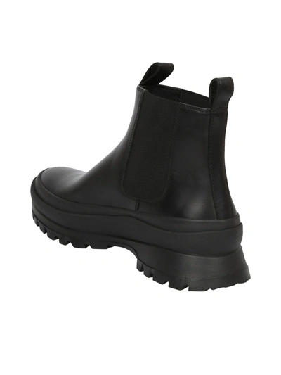 Shop Jil Sander Chelsea Ankle Boots In Black