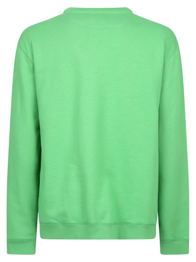 Shop Valentino Cotton Sweatshirt In Green