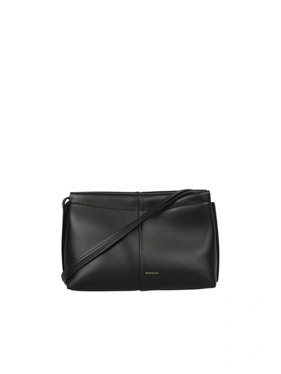 Shop Wandler Carly Leather Bag In Black