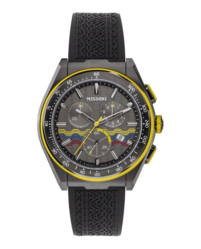 Shop Missoni M331 Chronograph Watch In Black