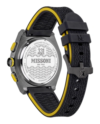 Shop Missoni M331 Chronograph Watch In Black