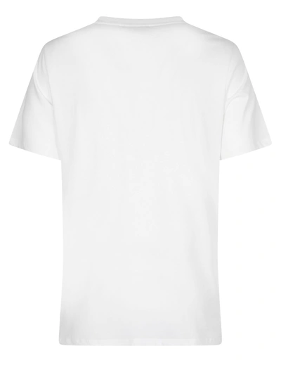 Shop Balmain Cotton T-shirt In White