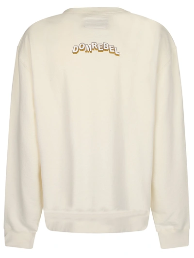 Shop Domrebel Dom Rebel Cotton Sweatshirt In White