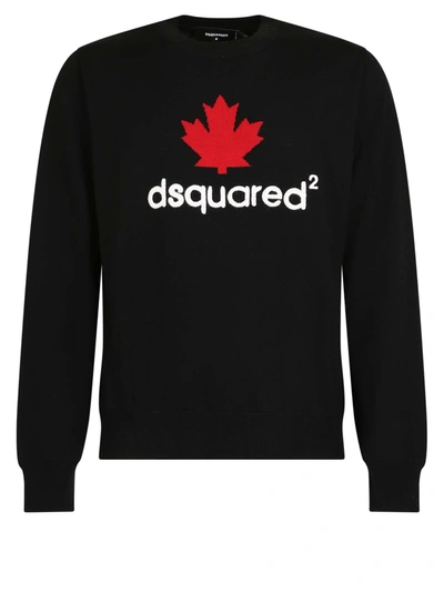 Shop Dsquared2 Virgin Wool Sweater In Black