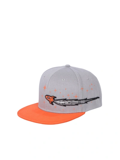 Shop Enterprise Japan Patched Baseball Hat In Grey