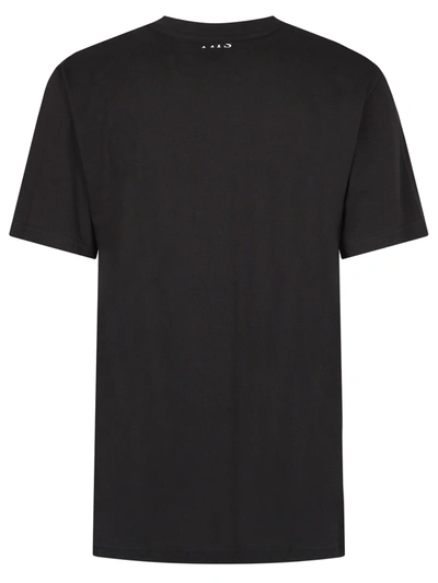 Shop Ihs Printed Cotton T-shirt In Black