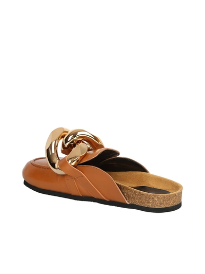Shop Jw Anderson J.w. Anderson Leather Sandals In Brown