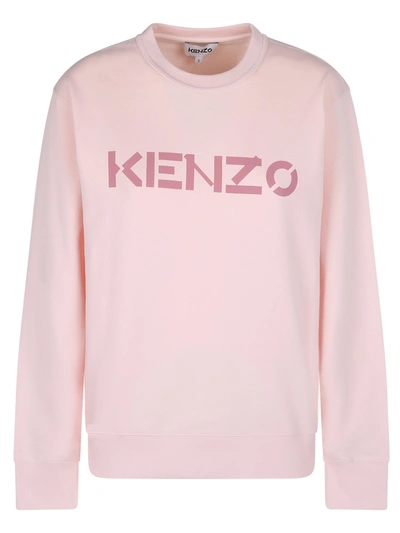 Shop Kenzo Cotton Sweatshirt In Pink