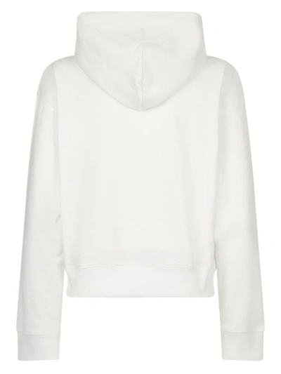 Shop Kenzo Printed Cotton Sweatshirt In White