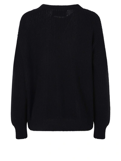 Shop La Doublej Wool Blend Sweater In Black