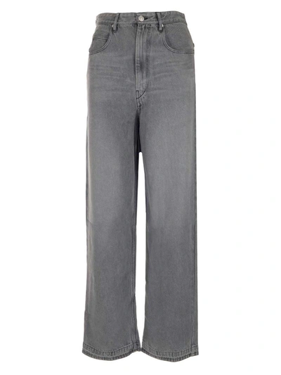 Shop Isabel Marant Étoile Tilorsy Jeans In Gray In Grey