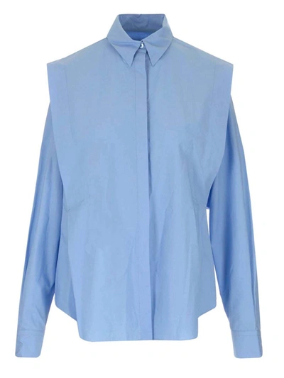 Shop Isabel Marant Ralki Shirt In Light Blue