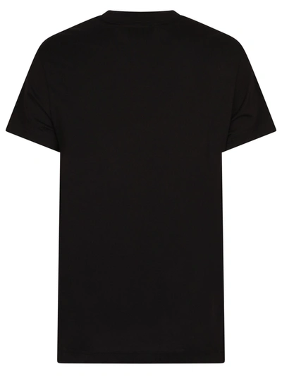 Shop Versace Jeans Couture Cotton T-shirt In Black