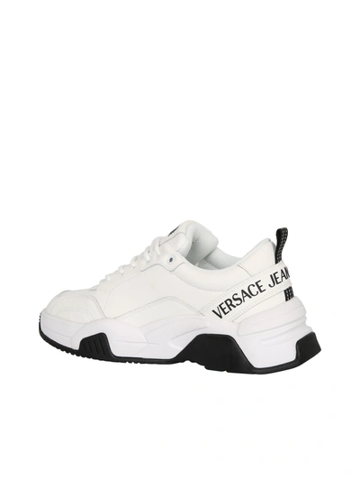 Shop Versace Jeans Couture Leather In White