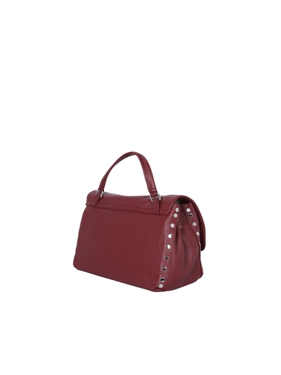 Shop Zanellato Postina Daily S Leather Bag In Bordeaux