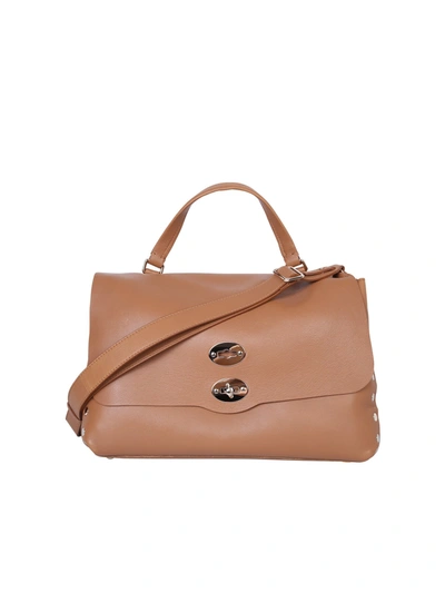 Shop Zanellato Postina M Heritage Leather Bag In Brown