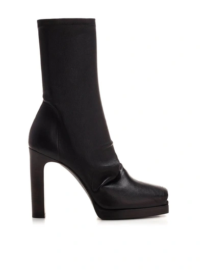 Shop Rick Owens Pull-on Cheri Boots In Black