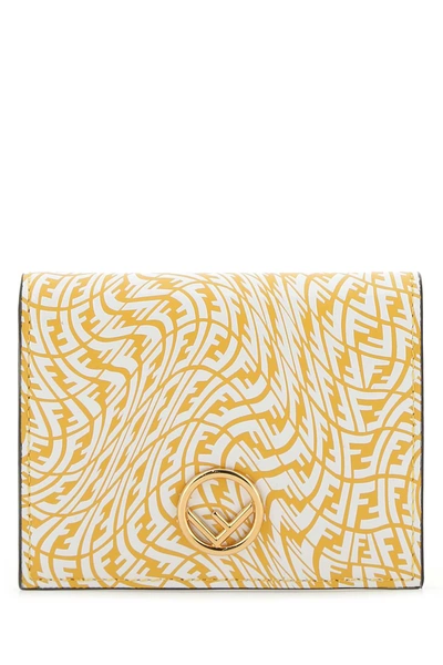 Shop Fendi Ff Pattern Printed Bifold Wallet In Multi