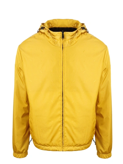 Shop Fendi Reversible Hooded Windbreaker In Multi