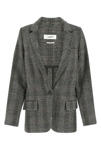 Shop Isabel Marant Étoile Charly Tailored Blazer In Grey