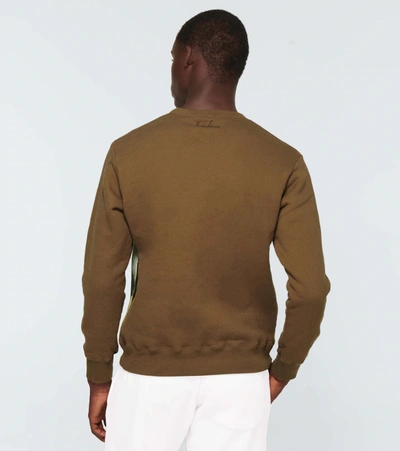 Shop Undercover Printed Cotton Sweatshirt In Brown