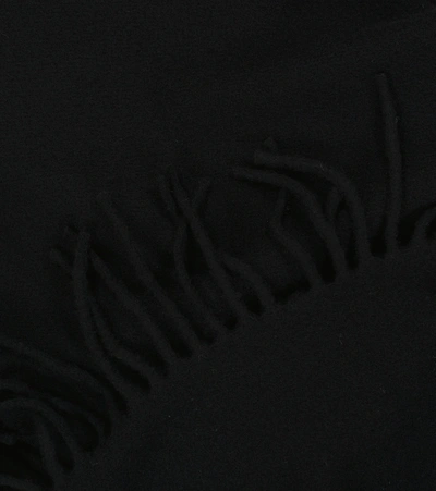 Shop Totême Wool Scarf In Black