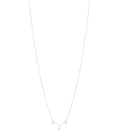 Shop Persée Danaé 18kt Yellow Gold Necklace With Diamonds