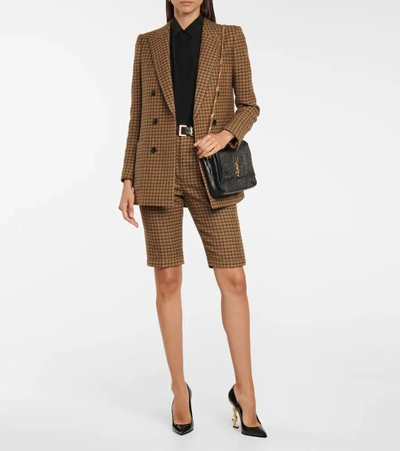 Saint Laurent 110mm Opyum Patent Ysl-heel Pumps In Black