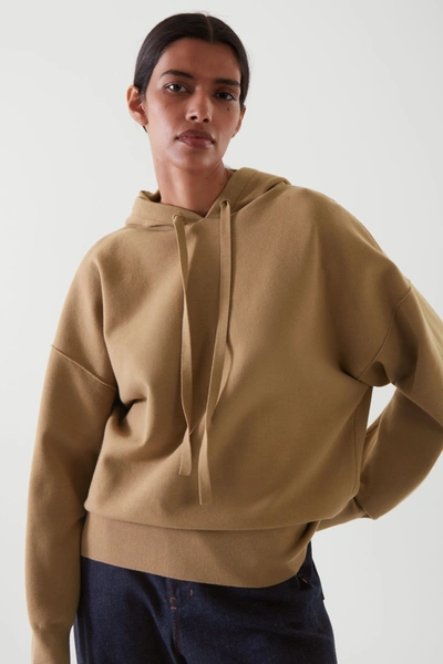 Cos Relaxed-fit Hoodie In Beige | ModeSens
