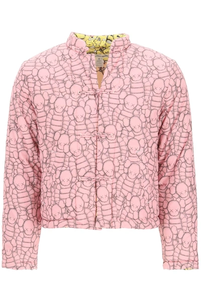 Shop Comme Des Garçons Shirt X Kaws Jacket In Print Bf (pink)