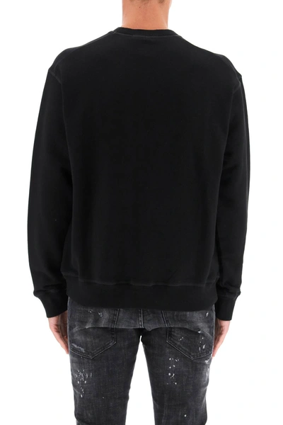 Shop Dsquared2 Icon Crewneck Sweatshirt In Black