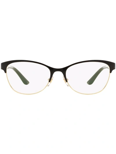 Shop Versace Wayfarer-frame Glasses In White