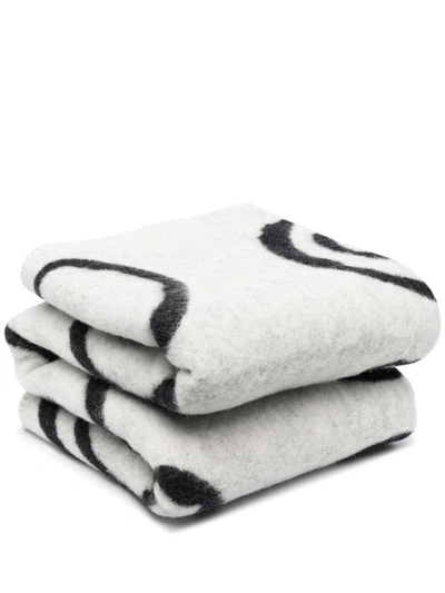 Shop 10 Corso Como Lambs Wool Patterned Throw In White