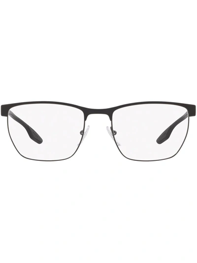 Shop Prada Lifestyle Square-frame Glasses In White