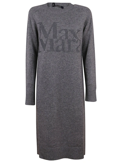 Shop Max Mara Gray Wool Suit