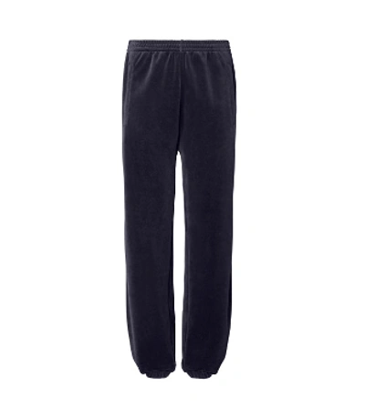 Shop Tory Sport Velour Track Jogger In Tory Navy