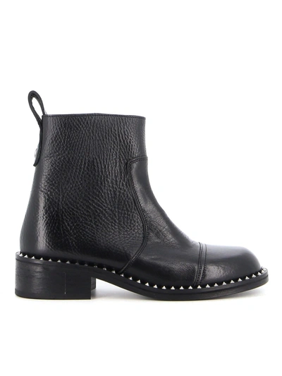 Shop Zadig & Voltaire Empress Clous Ankle Boots In Black