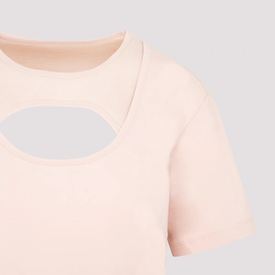 Shop Dion Lee T-shirt Holster Tshirt In Nude &amp; Neutrals