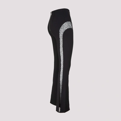 Shop Dion Lee Suspended Lace Pants In Black